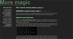 Desktop Screenshot of more-magic.net
